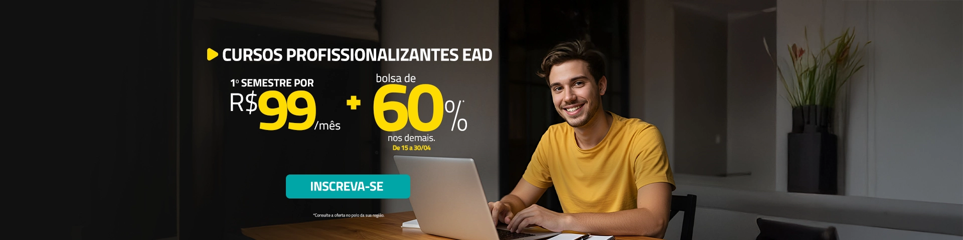 Home - Prof - 15 a 30/04 - 60%